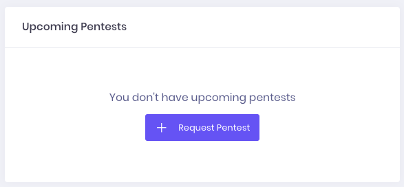 Requesting a new Pentest